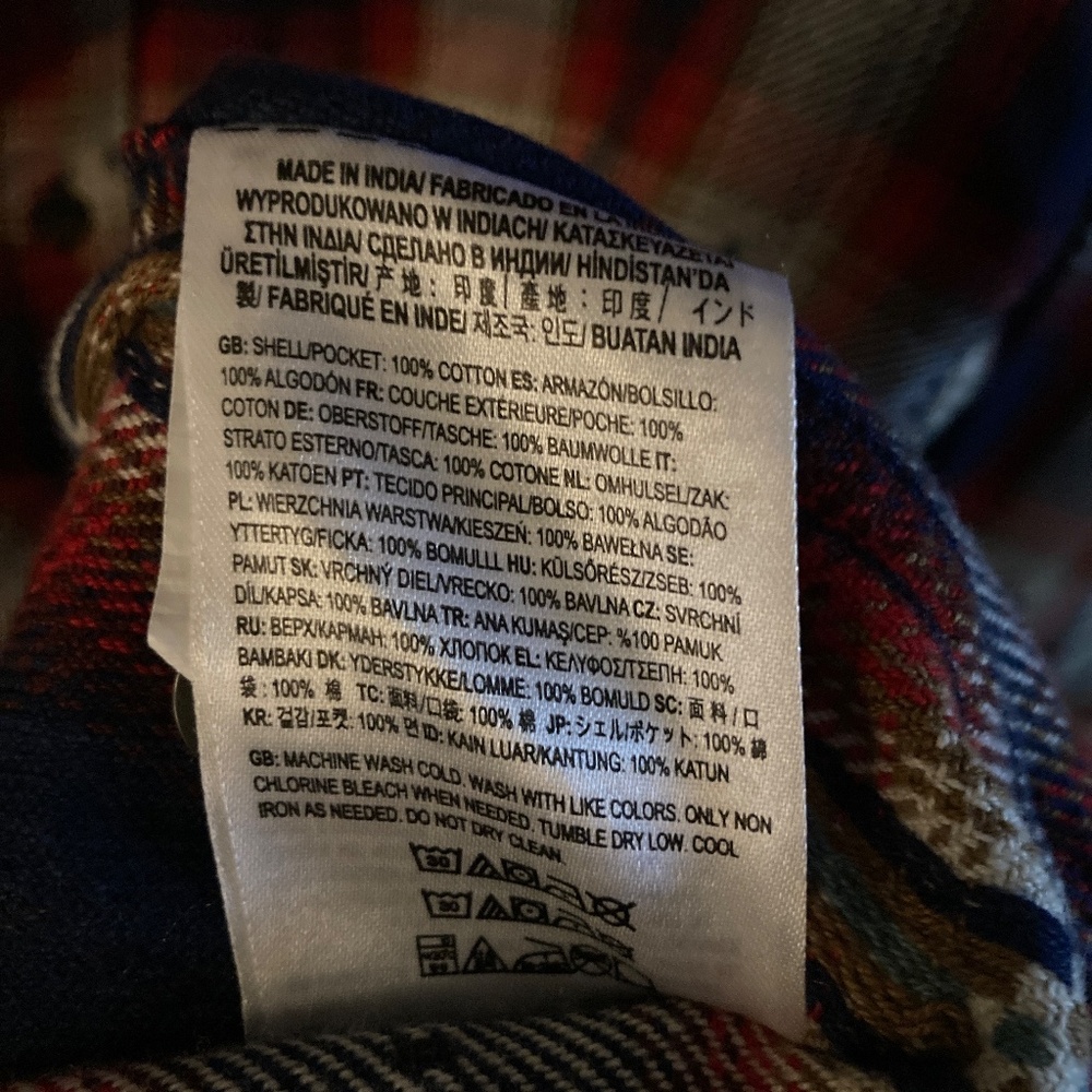 Plaid VANS Button Up NWT NWT - image 6